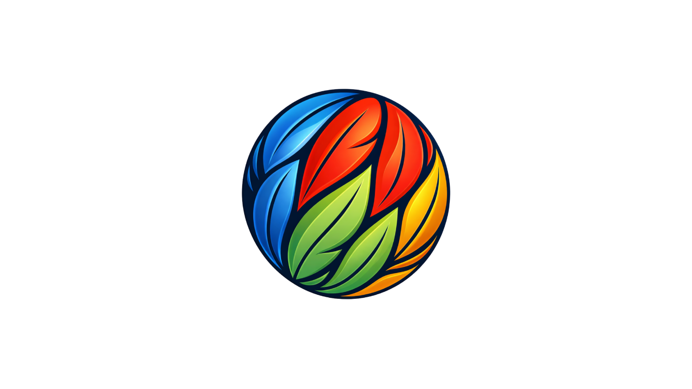 The primary logo for Squawk Global, featuring a circular icon of vibrant blue, red, yellow, and green feathers alongside the brand name in bold white capital letters. This represents the unified advocacy mission led by Kyle Kaplanis and Emily Vincent.
